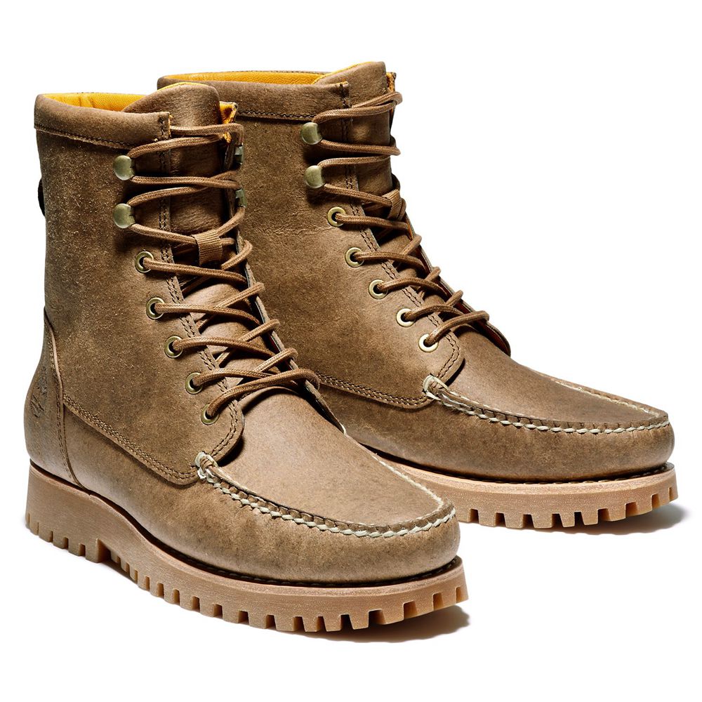 Timberland Μποτες Χιονιού Ανδρικα Καφε - Jackson\'s Landing Ek+ Moc-Toe - Greece 2409536-ZP